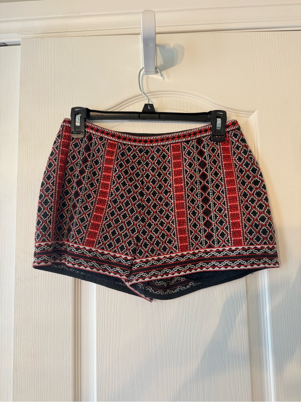 Forever 21 Embroidered Geo Shorts